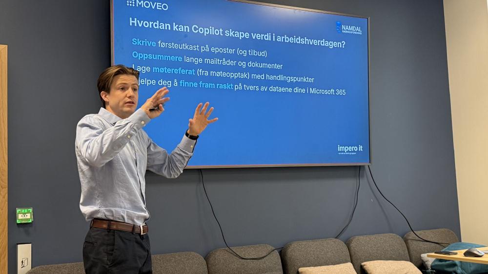 Copilot-kurs for Namdal Næringsforening sammen med Moveo